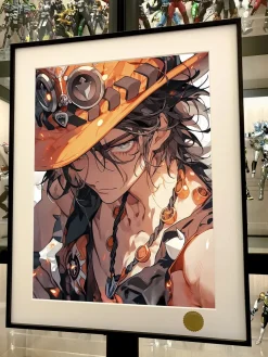 Fire Fist Portgas D. Ace Decorative Painting - ONE PIECE - Xingkong Studio