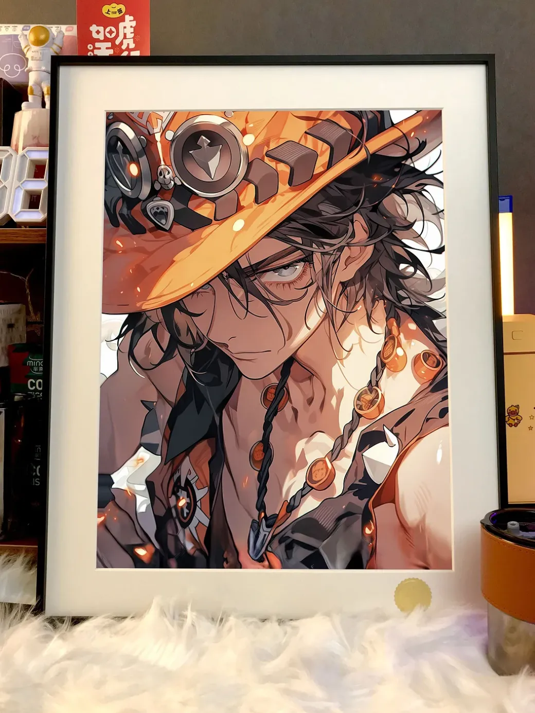 Fire Fist Portgas D. Ace Decorative Painting - ONE PIECE - Xingkong Studio