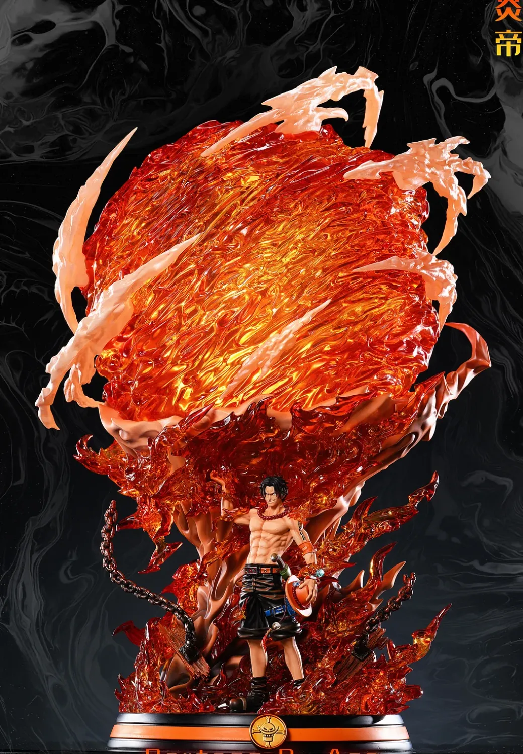 Fire King Portgas D. Ace with LED - ONE PIECE Resin Statue - LX-Studios