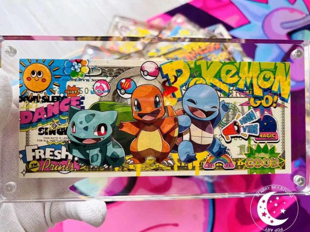First Partner Pokemon Dollar Decorative Painting - Pokemon - Xingkong Studio