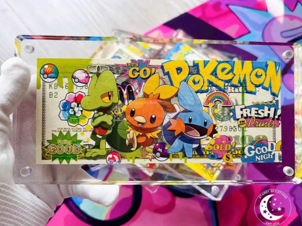 First Partner Pokemon Dollar Decorative Painting - Pokemon - Xingkong Studio
