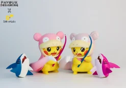 Fishing Slowpoke Cosplay Pikachu - Pokemon Resin Statue - FD Studios