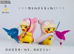 Fishing Slowpoke Cosplay Pikachu - Pokemon Resin Statue - FD Studios