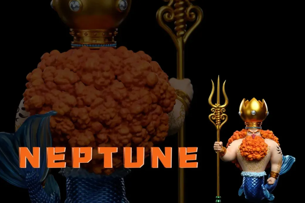 Fish-Man Island Series 002 Neptune - ONE PIECE Resin Statue - A Plus Studios
