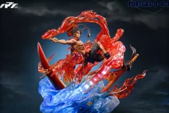 Flame King Portgas D. Ace with LED - ONE PIECE Resin Statue - ATT Studio