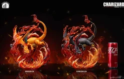 Flamethrower Charizard - Pokemon Resin Statue - Amazing Museum Studio