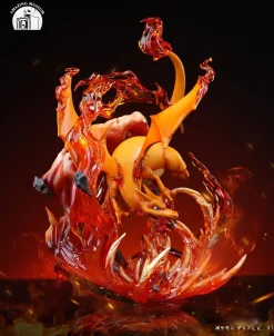 Flamethrower Charizard - Pokemon Resin Statue - Amazing Museum Studio
