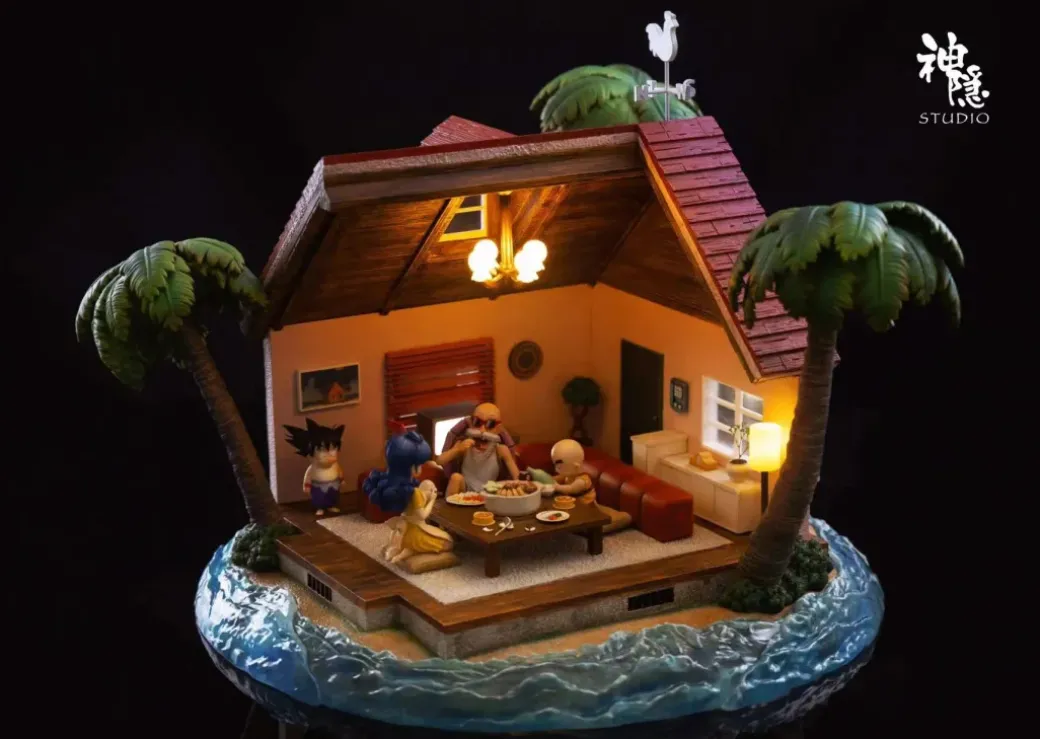 Food Series Kame House Is Open For Dinner with LED - Dragon Ball Resin Statue - ShenYin Studio