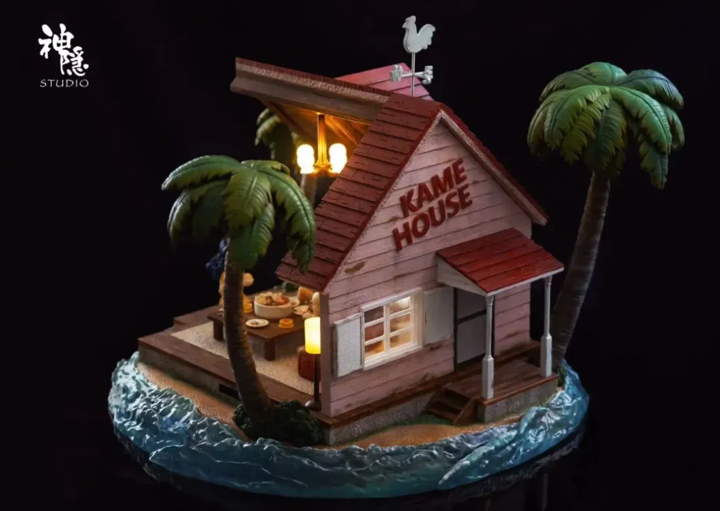 Food Series Kame House Is Open For Dinner with LED - Dragon Ball Resin Statue - ShenYin Studio