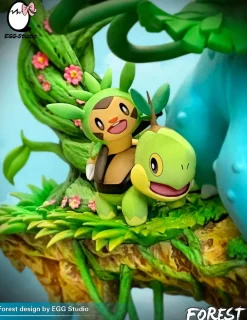 Forest Type Family - Pokemon Resin Statue - EGGS Studios