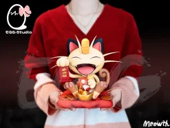Fortune Meowth - Pokemon Resin Statue - EGGS Studios
