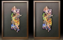 Four Main Characters 3D Fridge Magnet - Demon Slayer: Kimetsu no Yaiba Resin Statue - momo Studio