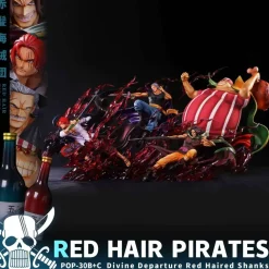 Four Main Members of Red Hair Pirates - ONE PIECE Resin Statue - JacksDo Studios