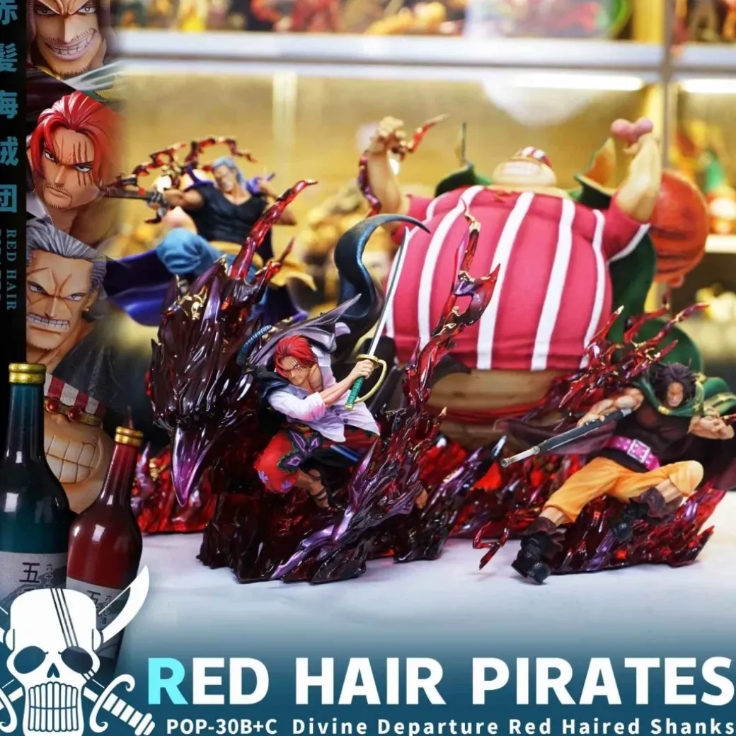 Four Main Members of Red Hair Pirates - ONE PIECE Resin Statue - JacksDo Studios