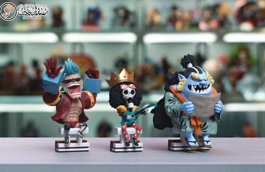 Franky & Brook & Jinbe - ONE PIECE Resin Statue - ShowHand Studios