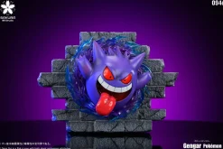 Frightened Gengar - Pokemon Resin Statue - YingHua Studio