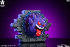 Frightened Gengar - Pokemon Resin Statue - YingHua Studio