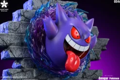 Frightened Gengar - Pokemon Resin Statue - YingHua Studio