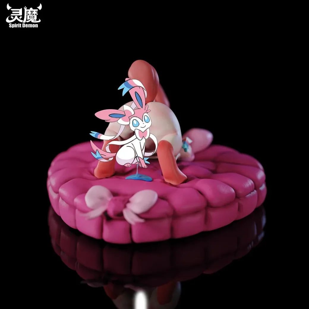 Furry Series Sylveon - Pokemon Resin Statue - Spirit Demon Studio