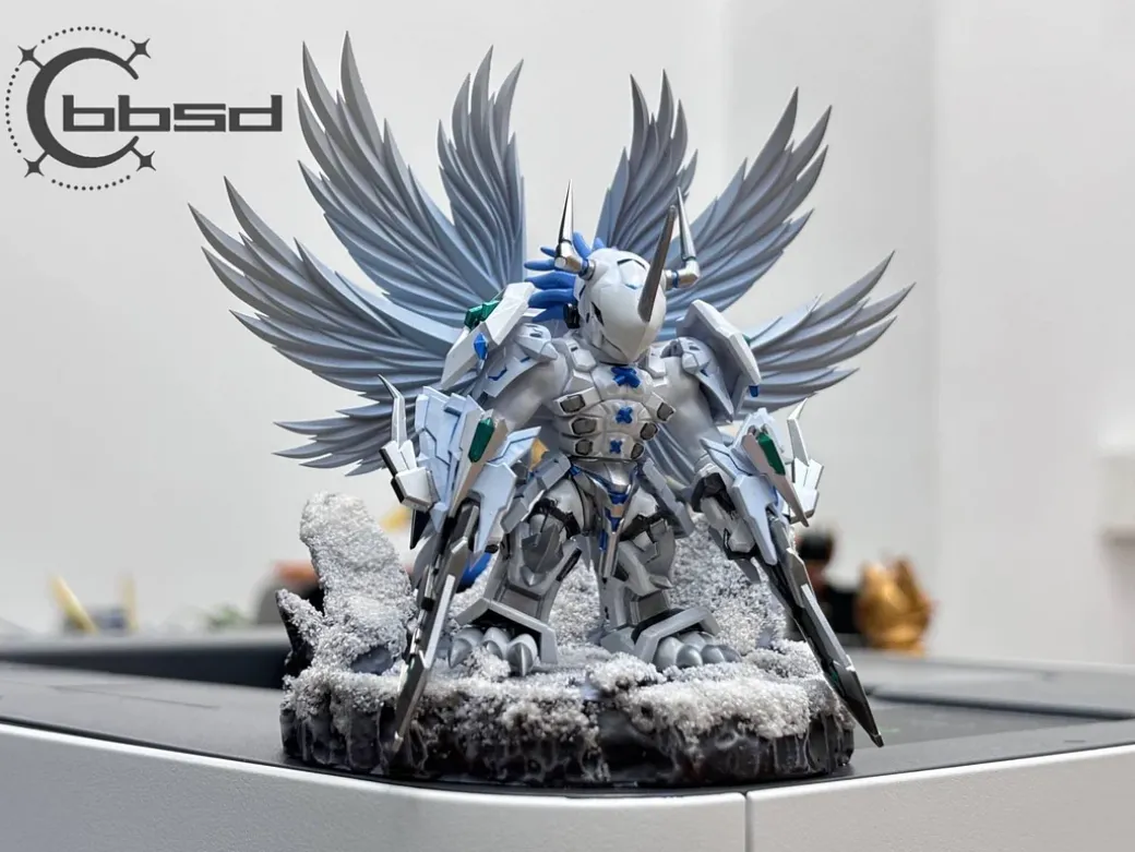 FW Scale Merciful Mode WarGreymon - Digimon Resin Statue - BBSD Studio