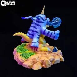 Gabumon - Digimon Resin Statue - Q-MON Studio