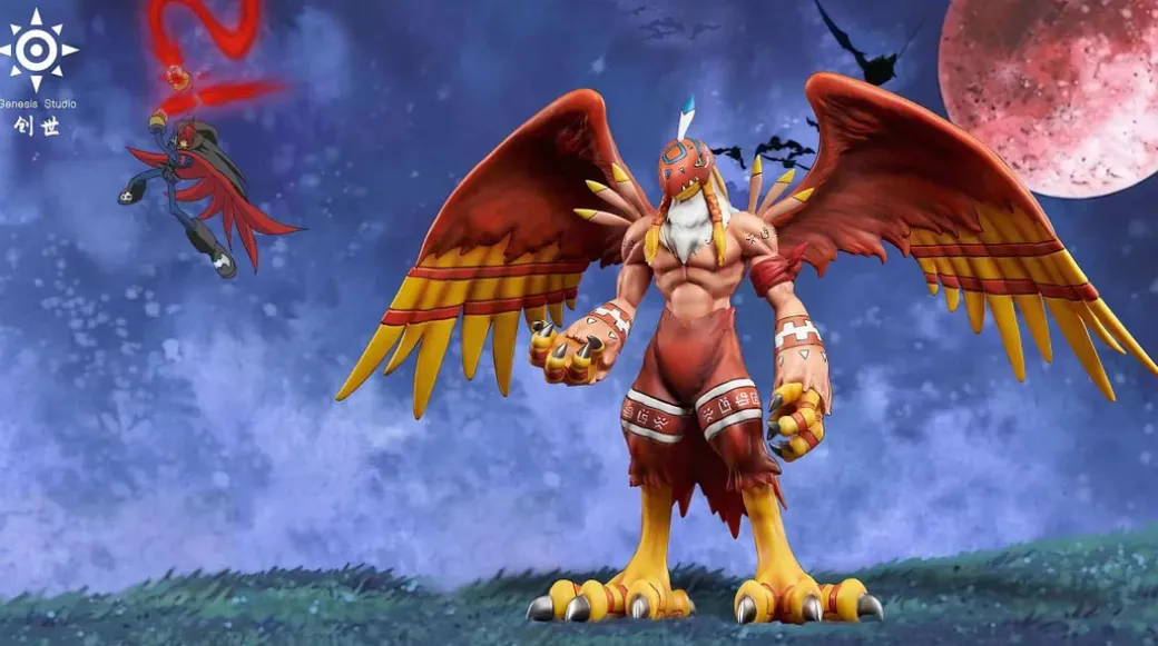 Garudamon - Digimon Resin Statue - Genesis-Studio