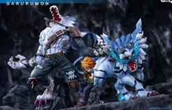 Garurumon - Digimon Statue - Soar Studio