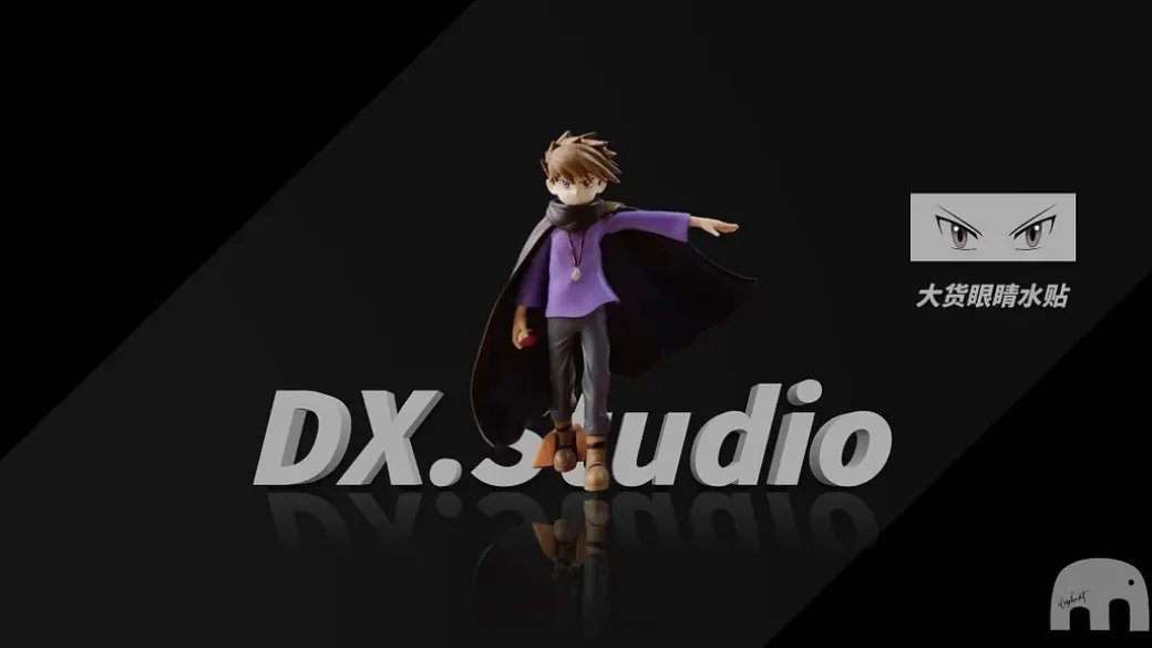 Gary Oak & Pidgeot - Pokemon Statue - DX Studio