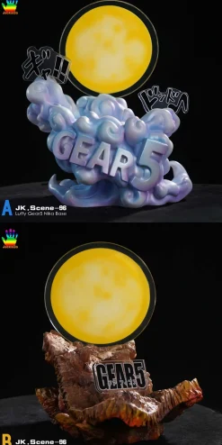 Gear 5 Nika Monkey D. Luffy Scene Base ONLY - ONE PIECE Resin Statue - JacksDo Studios