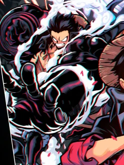 Gear 5 Sun God Nika Luffy & Gear 4 JoyBoy/Monkey D. Luffy Decorative Painting - ONE PIECE Decorative Painting - Xingkong Studio