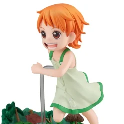 G.E.M. Series RUN! RUN! RUN! Ver. Childhood Nami - ONE PIECE Official Statue - MegaHouse