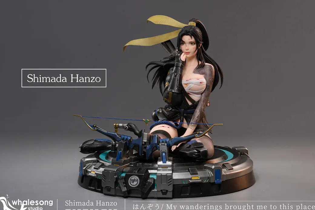 Gender Bender Female Hanzo - Overwatch Resin Statue - Whale Song Studios
