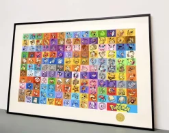 Generation 1 Pokemon Decorative Painting - Pokemon - H-TWO Studio