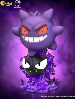 Gengar & Gastly - Pokemon Resin Statue - CHEESE Studio