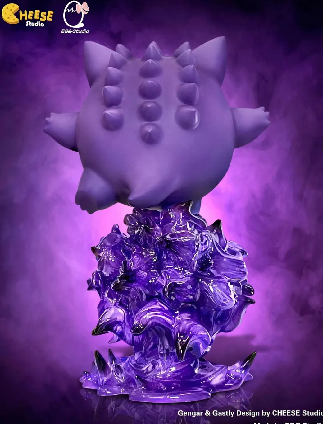 Gengar & Gastly - Pokemon Resin Statue - CHEESE Studio