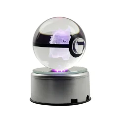 Gengar Colorful Rotating Crystal Ball with LED - Free Shipping - Pokemon