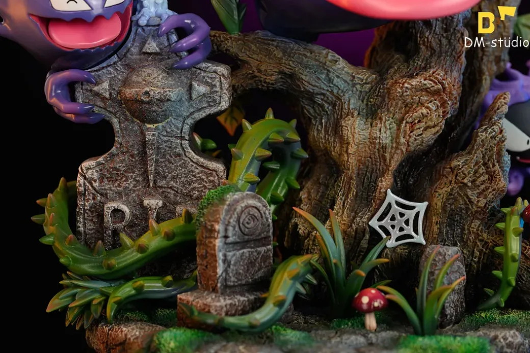 Gengar Family - Pokemon Resin Statue - DM Studios