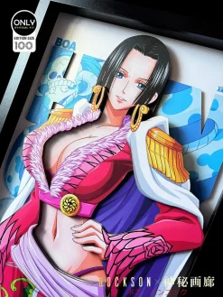 Gentleman Style 3D Decorative Paint of Boa Hancock - ONE PIECE Decorative Painting - Mystical Art Studios