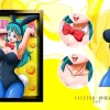 Gentleman Style 3D Decorative Paint of Bulma - Dragon Ball Decorative Painting - Mystical Art Studios
