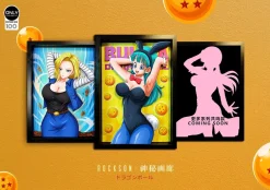 Gentleman Style 3D Decorative Paint of Bulma - Dragon Ball Decorative Painting - Mystical Art Studios