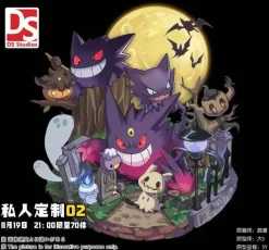 Ghost Family (Gengar) - Private - Pokemon Resin Statue - DS Studios