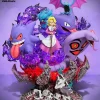 Ghost Type Elite Four Agatha with LED - Pokemon Resin Statue - EGGS Studios