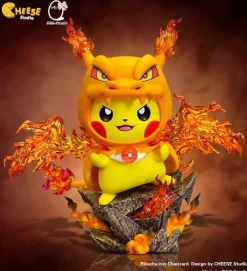 Gigantamax Charizard Cosplay Pikachu - Pokemon Resin Statue - CHEESE Studio