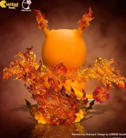 Gigantamax Charizard Cosplay Pikachu - Pokemon Resin Statue - CHEESE Studio