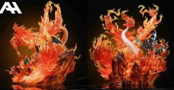 Gigantamax Charizard Family with LED - Pokemon Resin Statue - AH-Studio