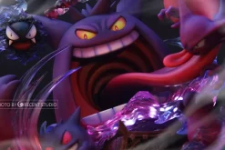 Gigantamax Gengar with LED - Pokemon Resin Statue - Crescent-Studios