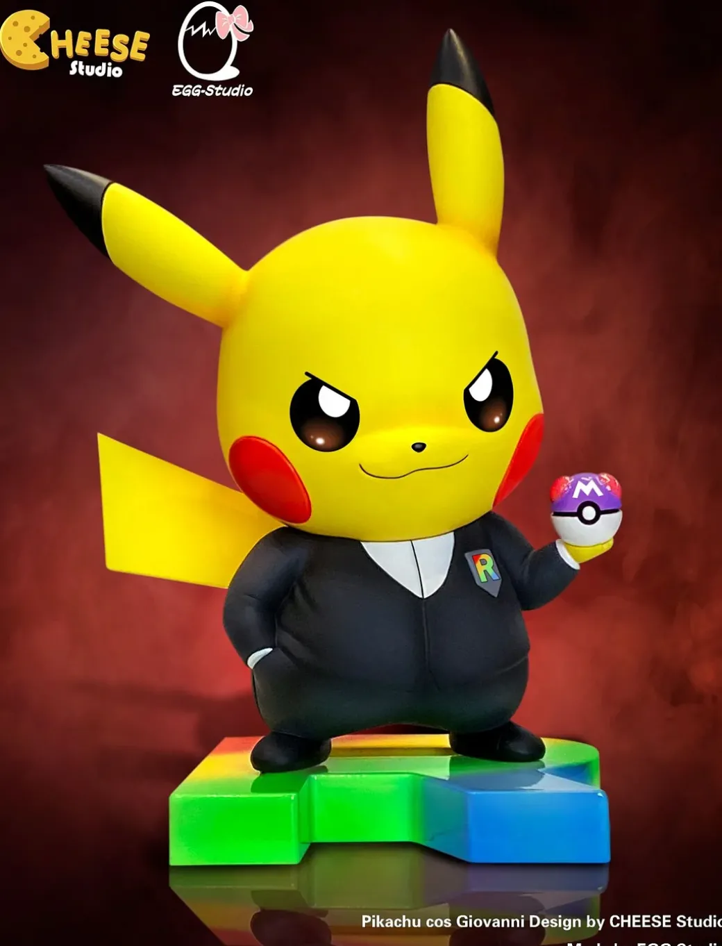 Giovanni Cosplay Pikachu - Pokemon Resin Statue - CHEESE Studio