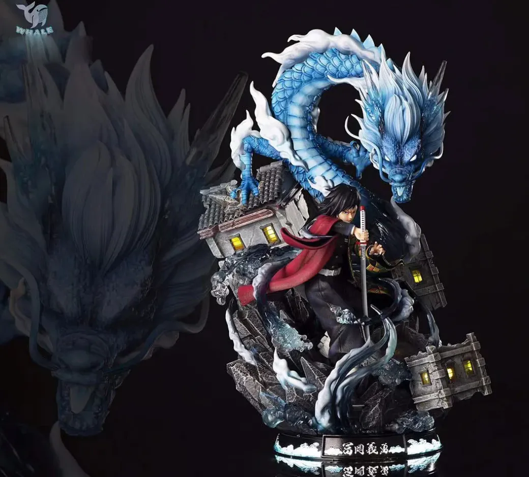 Giyu Tomioka with LED - Demon Slayer: Kimetsu No Yaiba Resin Statue - Whale Studios