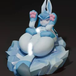 Glaceon - Pokemon Statue - Spirit Demon Studio