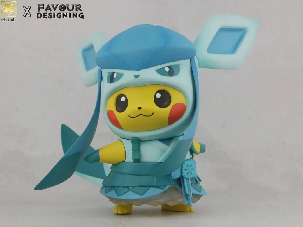 Glaceon Cosplay Pikachu - Pokemon Resin Statue - IH-Studio